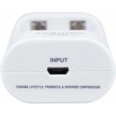 Toshiba Chargeur compact pour AA et AAA. Comprend 2 piles rechargeables de taille AA de 2 000 mAh pour Xbox, Wii, appareil