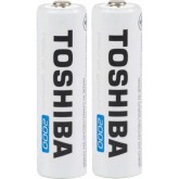 Toshiba Chargeur compact pour AA et AAA. Comprend 2 piles rechargeables de taille AA de 2 000 mAh pour Xbox, Wii, appareil