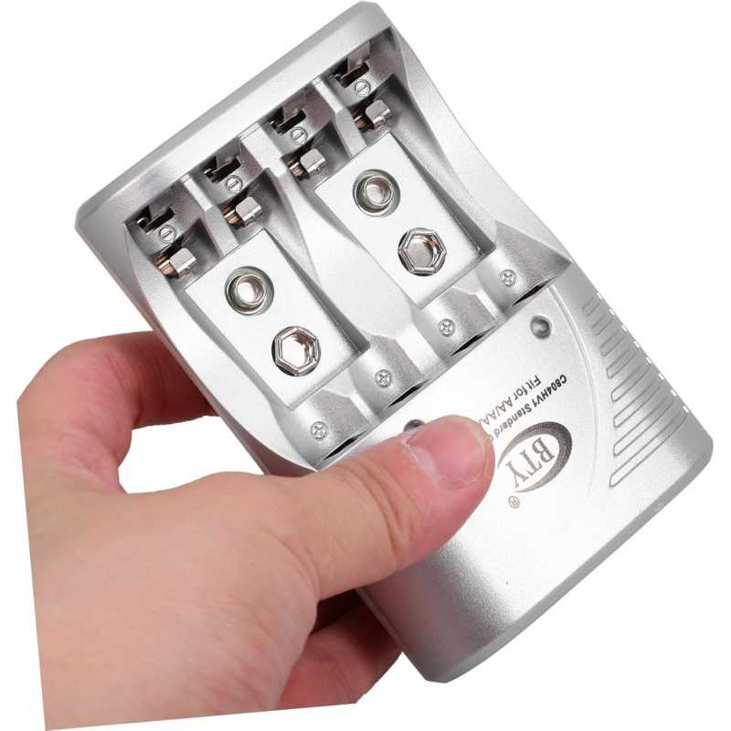 Ciieeo Cargador De Pilas Rechargeables Chargeur De Batterie Rechargeable Chargeur Multiple Chargeur Pile La Batterie Réveil