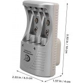 Ciieeo Cargador De Pilas Rechargeables Chargeur De Batterie Rechargeable Chargeur Multiple Chargeur Pile La Batterie Réveil