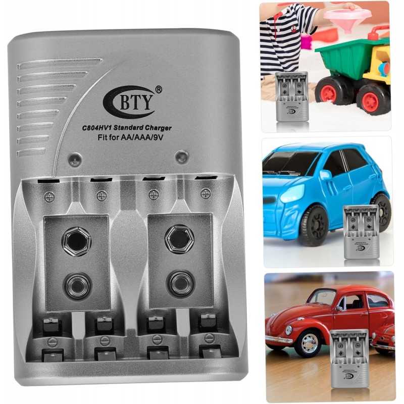 Ciieeo Cargador De Pilas Rechargeables Chargeur De Batterie Rechargeable Chargeur Multiple Chargeur Pile La Batterie Réveil