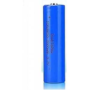 Batterie Au Lithium Rechargeable Pleine Capacité 3.7V 2000mah Icr Pleine Capacité Tête Pointue Rechargeable Durable Batterie