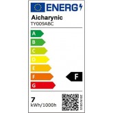 Éclairage d'intérieur LED de Voiture, 4 pcs Magnétique LED Tactile Lumière 7 Couleurs Réglable Intérieur Ambiance Éclairage pour