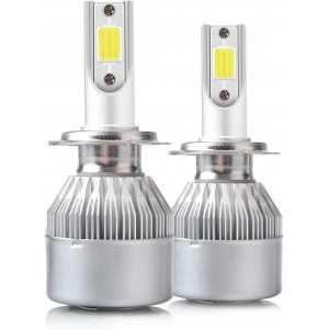 Phares 2pcs C6 LED Phare de voitures Auto Lampes de brouillard Feux de brouillard 12V 3000K 6500K 8000K H7 LED H4 Ampoule H8 H1