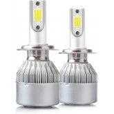 Phares 2pcs C6 LED Phare de voitures Auto Lampes de brouillard Feux de brouillard 12V 3000K 6500K 8000K H7 LED H4 Ampoule H8 H1