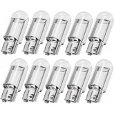 Duendhd 10 PièCes Voiture LED T10 W5W COB Lecture DôMe Lampe Marqueur LumièRe Cale LumièRes Plaque D'Immatriculation Ampoules