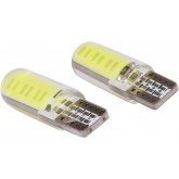 DEARBORN Lot de 10 ampoules LED COB T10 W5W COB pour intérieur de voiture