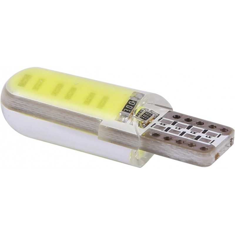 DEARBORN Lot de 10 ampoules LED COB T10 W5W COB pour intérieur de voiture