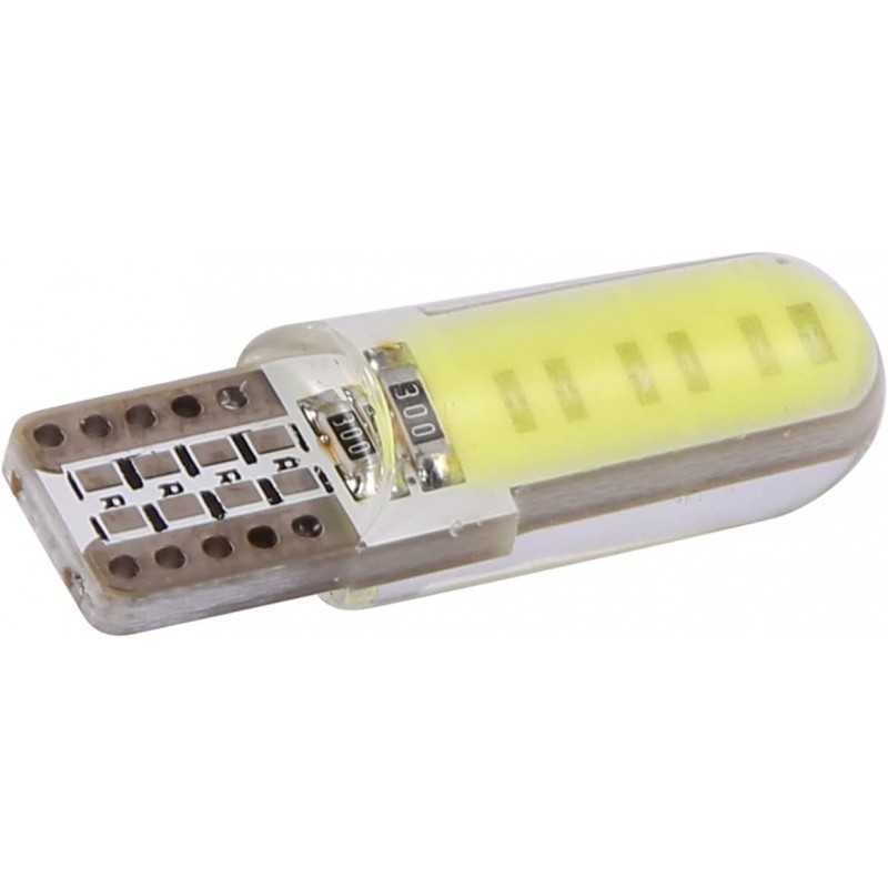 DEARBORN Lot de 10 ampoules LED COB T10 W5W COB pour intérieur de voiture