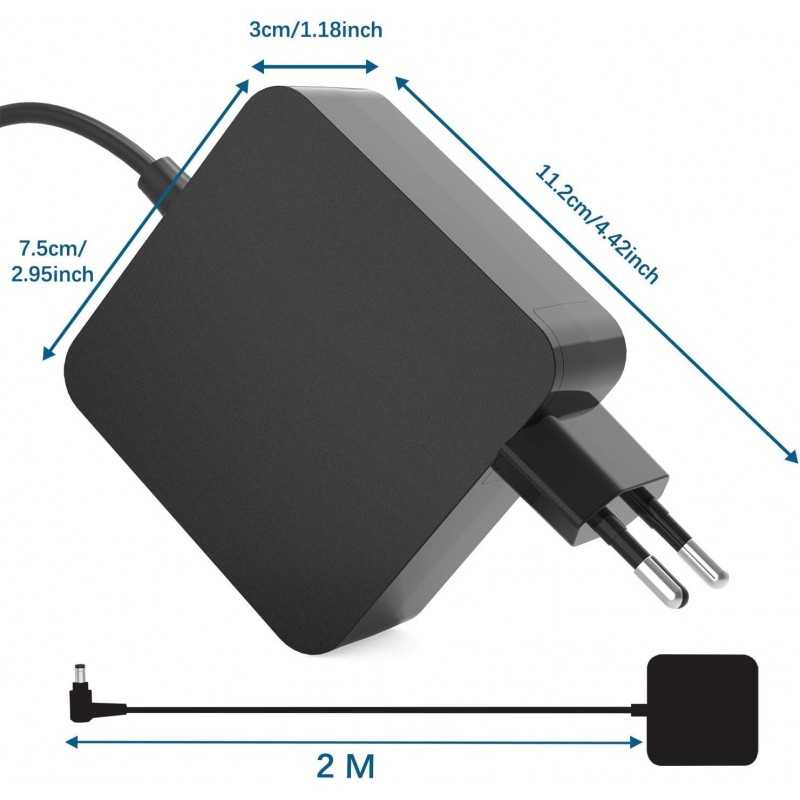 65W Alimentation Chargeur Ordinateur Portable pour ASUS AD2066020 AD883020 AD887020 AD887320 AD890026 ADP-65DW ADP-65DW C