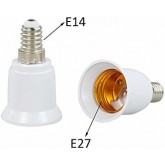 KAIBSEN E14 à E27 Adaptateur de rallonge, E14 à E27 Edison convertisseur de vis Ampoule Douille de Lampe