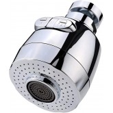 Aérateur de Robinet Cuisine, Filtre Moussant de Cuisine Pour Robinet en Laiton Réglable à 2 Modes, Adapté au Robinet Avec Buse à