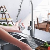 Aérateur de Robinet Cuisine, Filtre Moussant de Cuisine Pour Robinet en Laiton Réglable à 2 Modes, Adapté au Robinet Avec Buse à