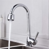 Aérateur de Robinet Cuisine, Filtre Moussant de Cuisine Pour Robinet en Laiton Réglable à 2 Modes, Adapté au Robinet Avec Buse à