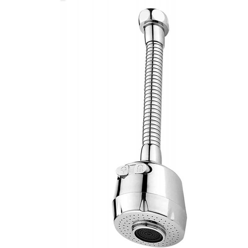 Aérateur de Robinet Cuisine, Filtre Moussant de Cuisine Pour Robinet en Laiton Réglable à 2 Modes, Adapté au Robinet Avec Buse à