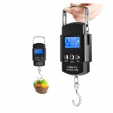 Balance numérique, balance LED Portable, Mini balance électronique 50kg/10g, for bagages de pêche, pondération de voyage,