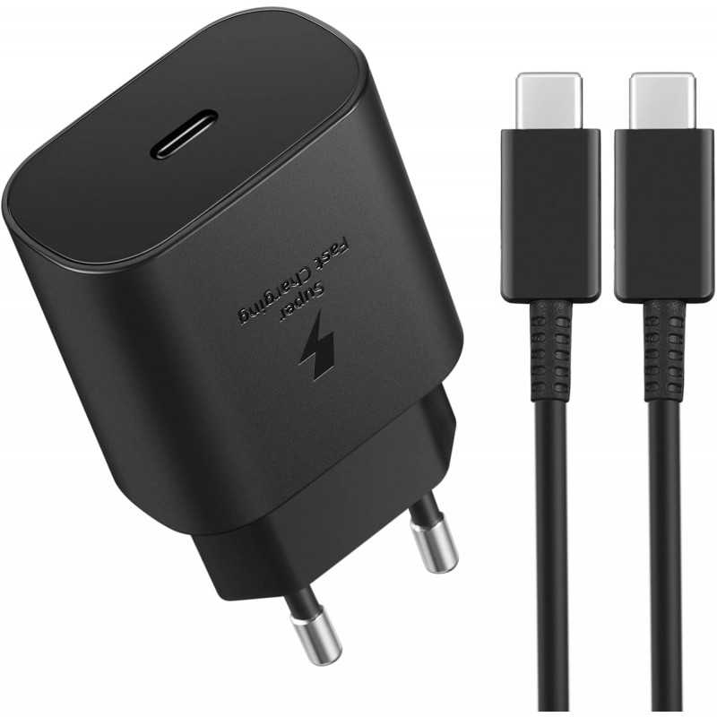 Chargeur Samsung 25W, IAKTD Chargeur, Prise avec Cable USB C Charge Rapide pour Samsung Galaxy S23 S22 S21 S20 Plus Ultra,Note Chargeur Samsung 25W, IAKTD Chargeur, Prise avec Cable USB C Charge Rapide pour Samsung Galaxy S23 S22 S21 S20 Plus Ultra,Note