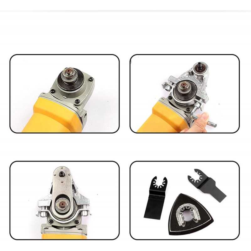 Adaptateur de meuleuse d'angle multifonction de type 100 mm pour outil oscillant