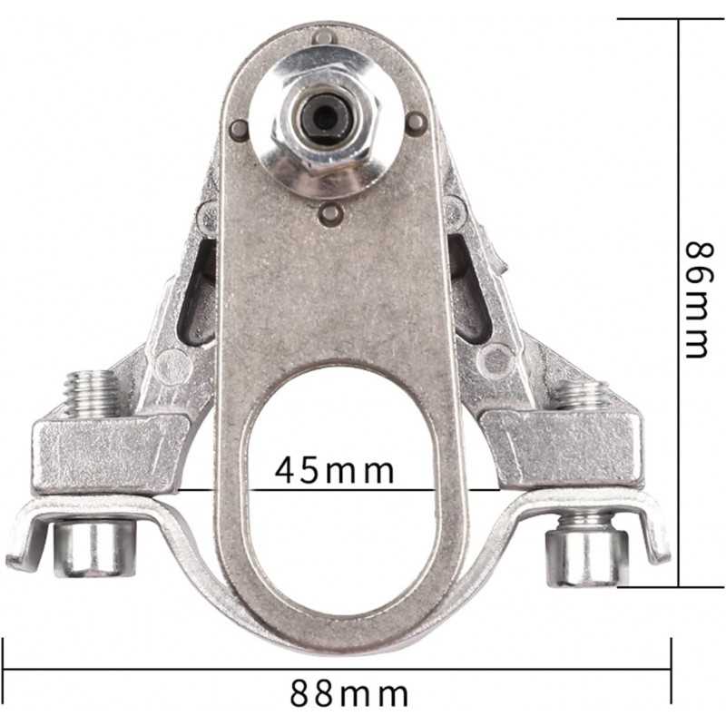 Adaptateur de meuleuse d'angle multifonction de type 100 mm pour outil oscillant