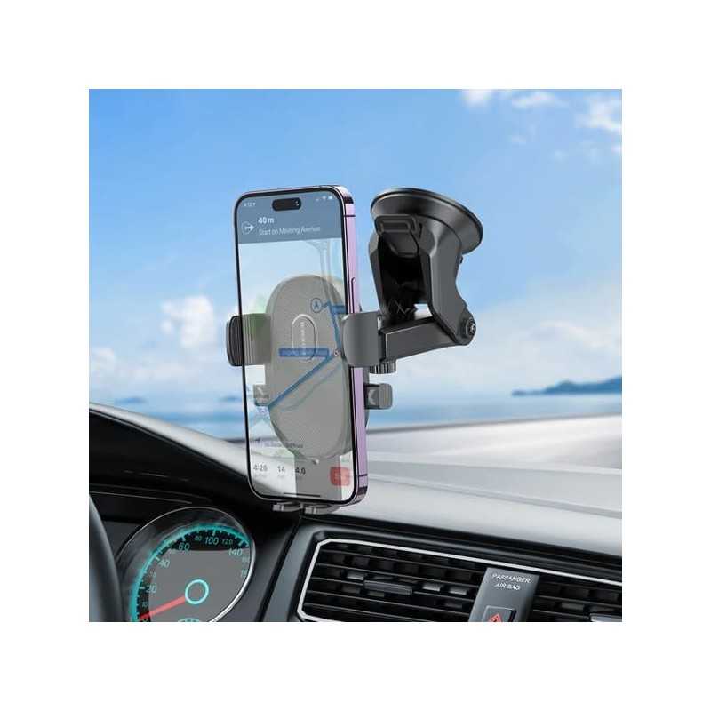 Support de téléphone professionnel pour voiture Borofone Modèle à ventouse Compatible iPhone Facile à utiliser Support solide Support de téléphone professionnel pour voiture Borofone Modèle à ventouse Compatible iPhone Facile à utiliser Support solide