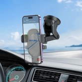 Support de téléphone professionnel pour voiture Borofone Modèle à ventouse Compatible iPhone Facile à utiliser Support solide