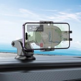 Support de téléphone professionnel pour voiture Borofone Modèle à ventouse Compatible iPhone Facile à utiliser Support solide