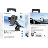Support de téléphone professionnel pour voiture Borofone Modèle à ventouse Compatible iPhone Facile à utiliser Support solide