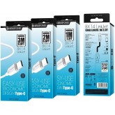 BOROFONE BX14 LinkJet USB Cable Type-C L 2M - White