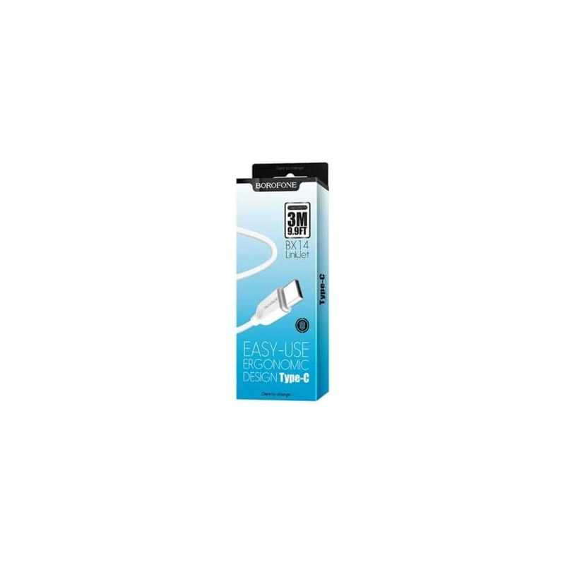 BOROFONE BX14 LinkJet USB Cable Type-C L 2M - White