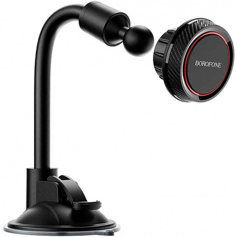 Support de pare-brise pour voiture Borofone BH18 Journey Series, noir/rouge