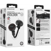 Support de pare-brise pour voiture Borofone BH18 Journey Series, noir/rouge