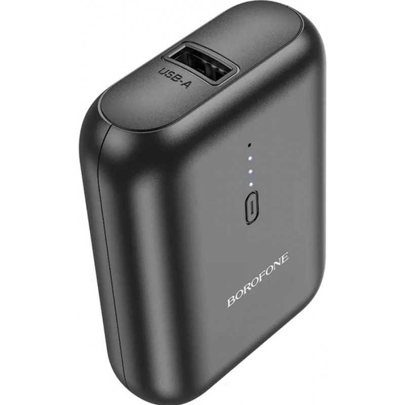 Borofone Powerbank Mini taille 5000 mAh Banque d'alimentation portable Niveau de charge Affichage LED Conception compacte et
