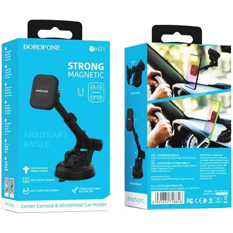 BOROFONE BH21 Support magnétique pour voiture Noir