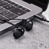 Écouteurs universels Borofone BM28 Tender Sound avec micro - Noir