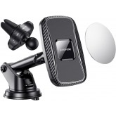 Support magnétique pour voiture Borofone Bh35 - Chargeur sans fil - Noir