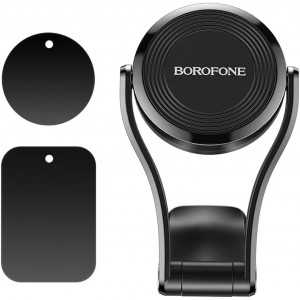 Support magnétique pour console centrale BOROFONE BH26 - Noir