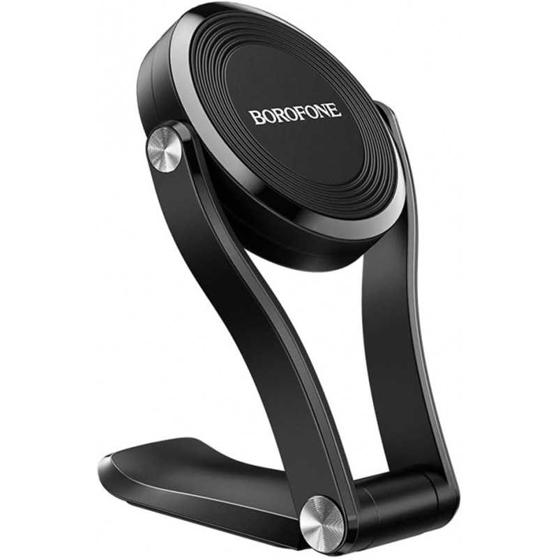 Support magnétique pour console centrale BOROFONE BH26 - Noir