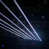 Barre lumineuse à 6 yeux RVB avec laser - Faisceau de monstres - Pour fête DJ