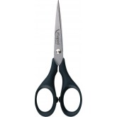 Maped - Ciseaux Precise 13 cm - Bout Pointu - Pour des Découpes de Précision - Lames en Acier Inoxydable Brossé - Avec Étui