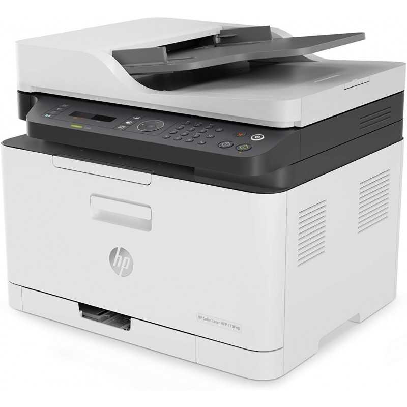 HP Color Laser 179fnw Imprimante multifonction Laser couleur (Photocopie, Scan, Fax, Impression, A4, Recto/Verso manuel, WiFi,