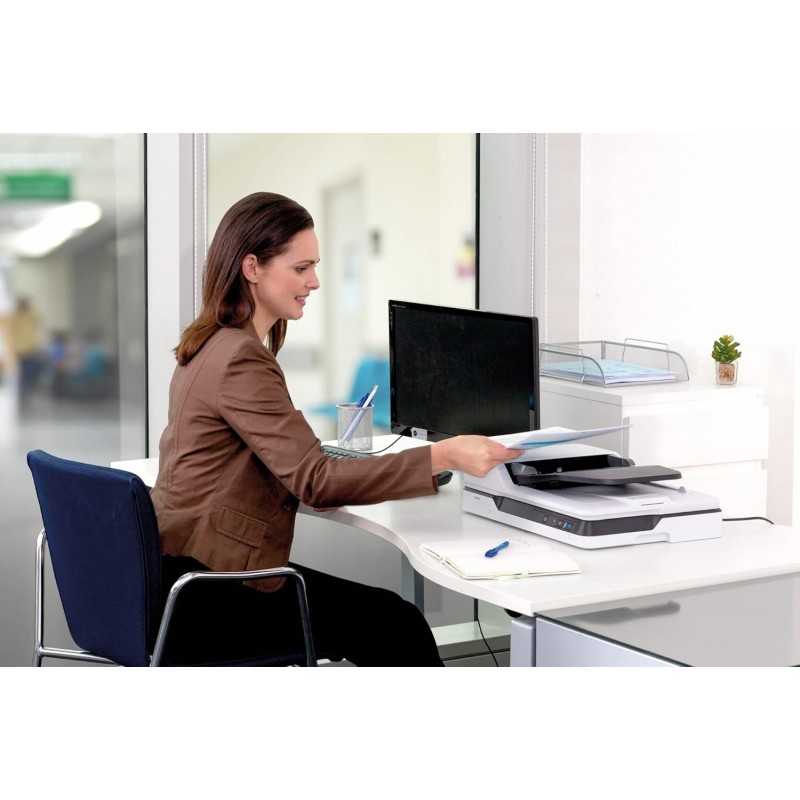 EPSON WorkForce DS-1630 | Scanner de documents A4 - 1200x1200 DPI, ADF, USB 3.0, recto-verso, 25ppm, traitement intelligent de