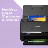 EPSON WorkForce DS-1630 | Scanner de documents A4 - 1200x1200 DPI, ADF, USB 3.0, recto-verso, 25ppm, traitement intelligent de