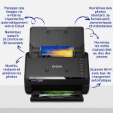 EPSON WorkForce DS-1630 | Scanner de documents A4 - 1200x1200 DPI, ADF, USB 3.0, recto-verso, 25ppm, traitement intelligent de