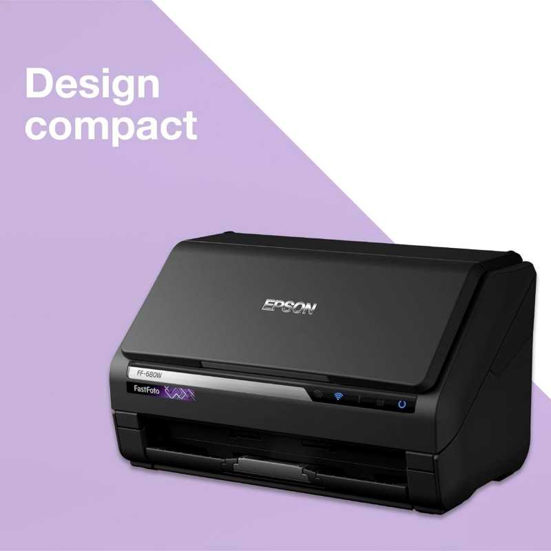 EPSON WorkForce DS-1630 | Scanner de documents A4 - 1200x1200 DPI, ADF, USB 3.0, recto-verso, 25ppm, traitement intelligent de