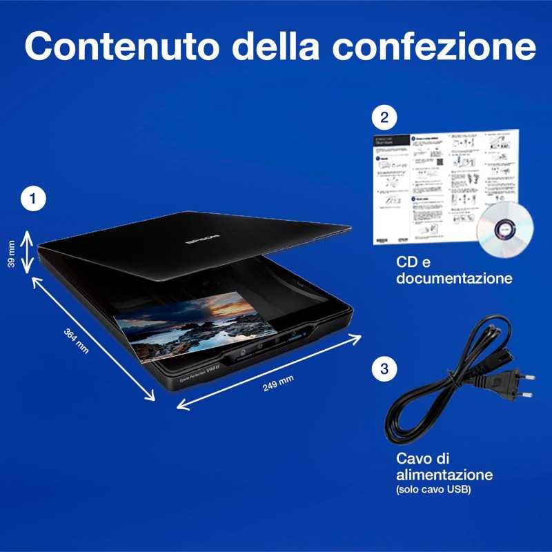 EPSON WorkForce DS-1630 | Scanner de documents A4 - 1200x1200 DPI, ADF, USB 3.0, recto-verso, 25ppm, traitement intelligent de