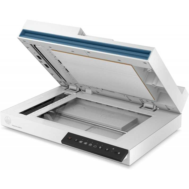 Scanner professionnel HP ScanJet Pro 3600 f1, chargeur automatique de documents, technologie de numérisation CIS, à plat