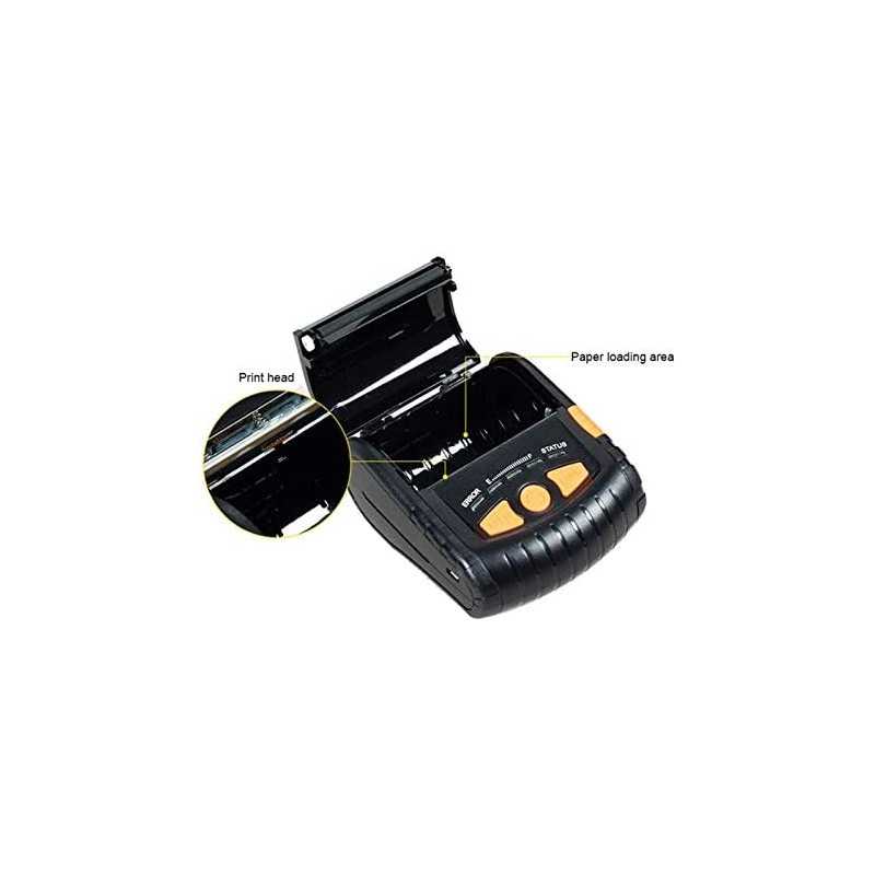 Label Maker Machine 80mm Mini Portable Bluetooth Thermique De Poche Imprimante De Reçu Autocollant Impression D'étiquettes