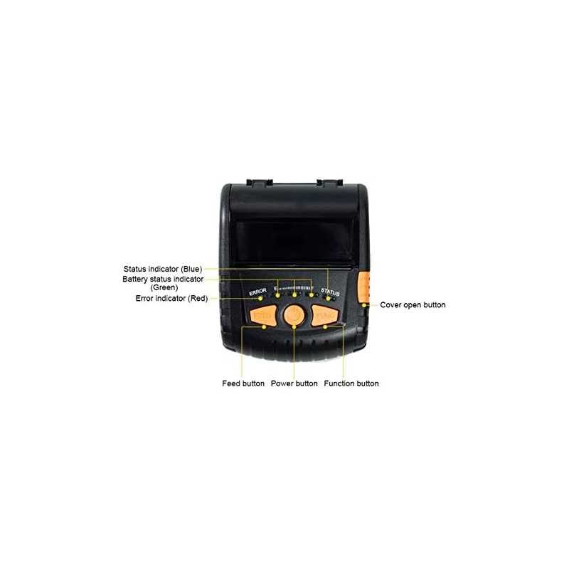 Label Maker Machine 80mm Mini Portable Bluetooth Thermique De Poche Imprimante De Reçu Autocollant Impression D'étiquettes