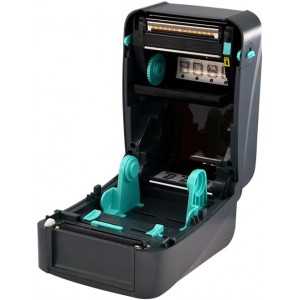 Imprimante thermique de codes-barres GAINSCHA GS-2406T 4 pieds, port RS232/USB/réseau/Wi-Fi/Bluetooth 203 DPI 2 pouces