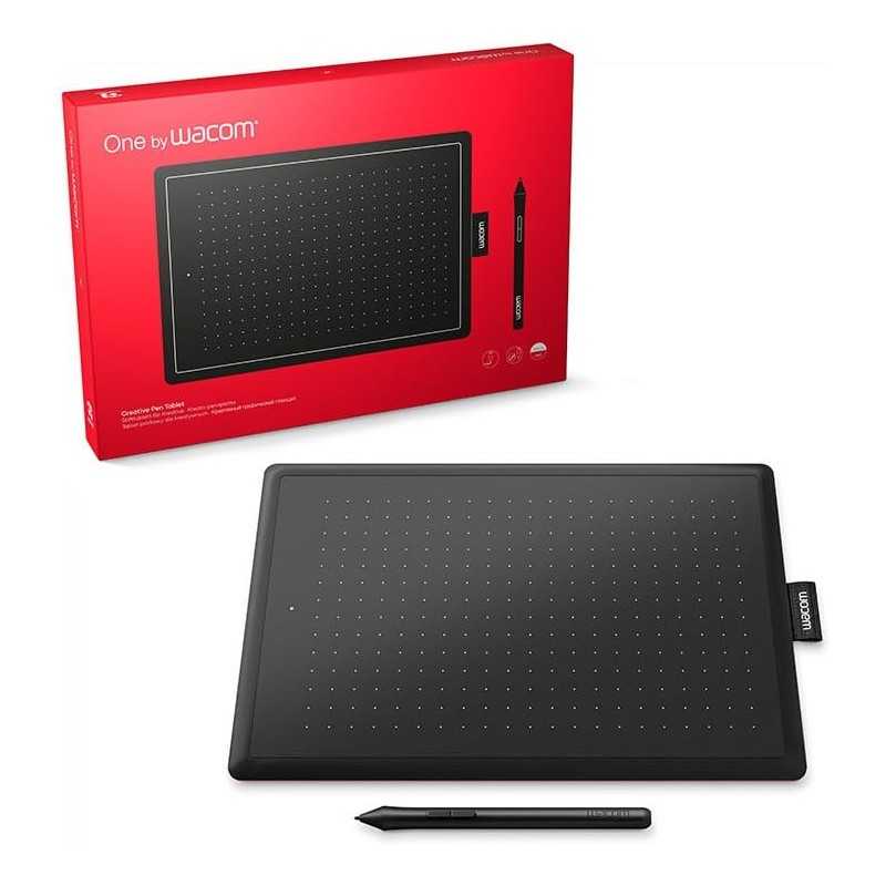 One by Wacom CTL-672 Tablette graphique avec stylet pour PC Mac Taille moyenne